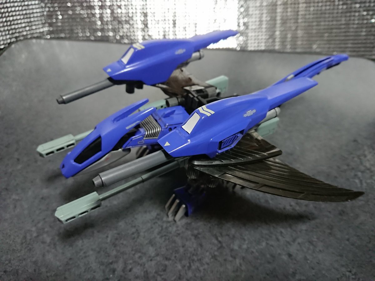 RT 可動化がすごく良いし、紫綺麗。キットのままだと日焼けですぐ