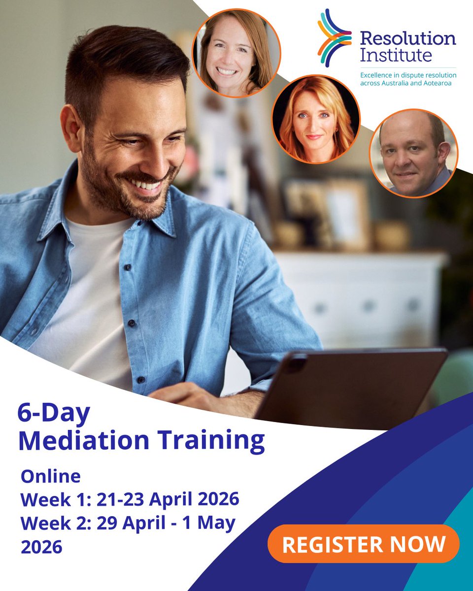 Resolution Institute - dispute resolvers tweet media