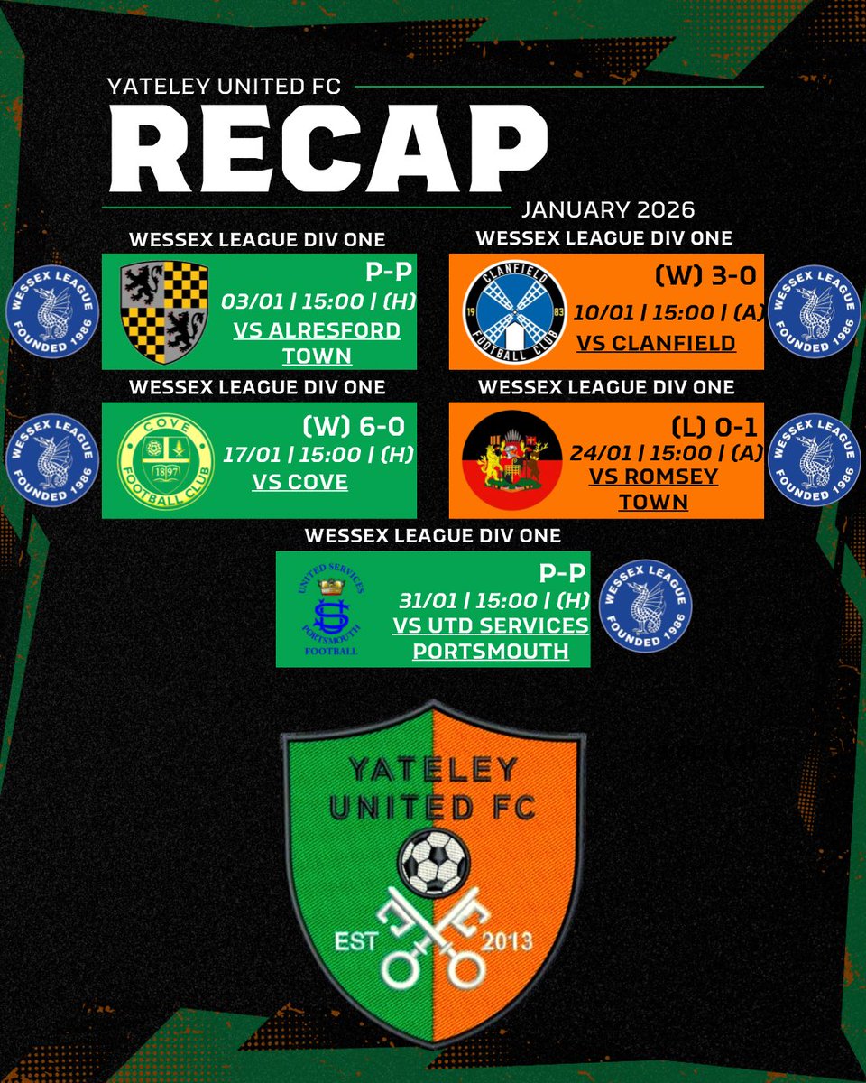 Yateley United FC tweet media