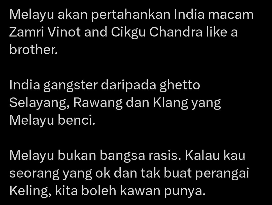 uglyluhan's tweet photo. "I'll defend minorities as long as they pander to my far-right politics" is the common defense of racists around the world. Also this post itself is actually stereotyping all Malays https://t.co/ylmfc0LZzq