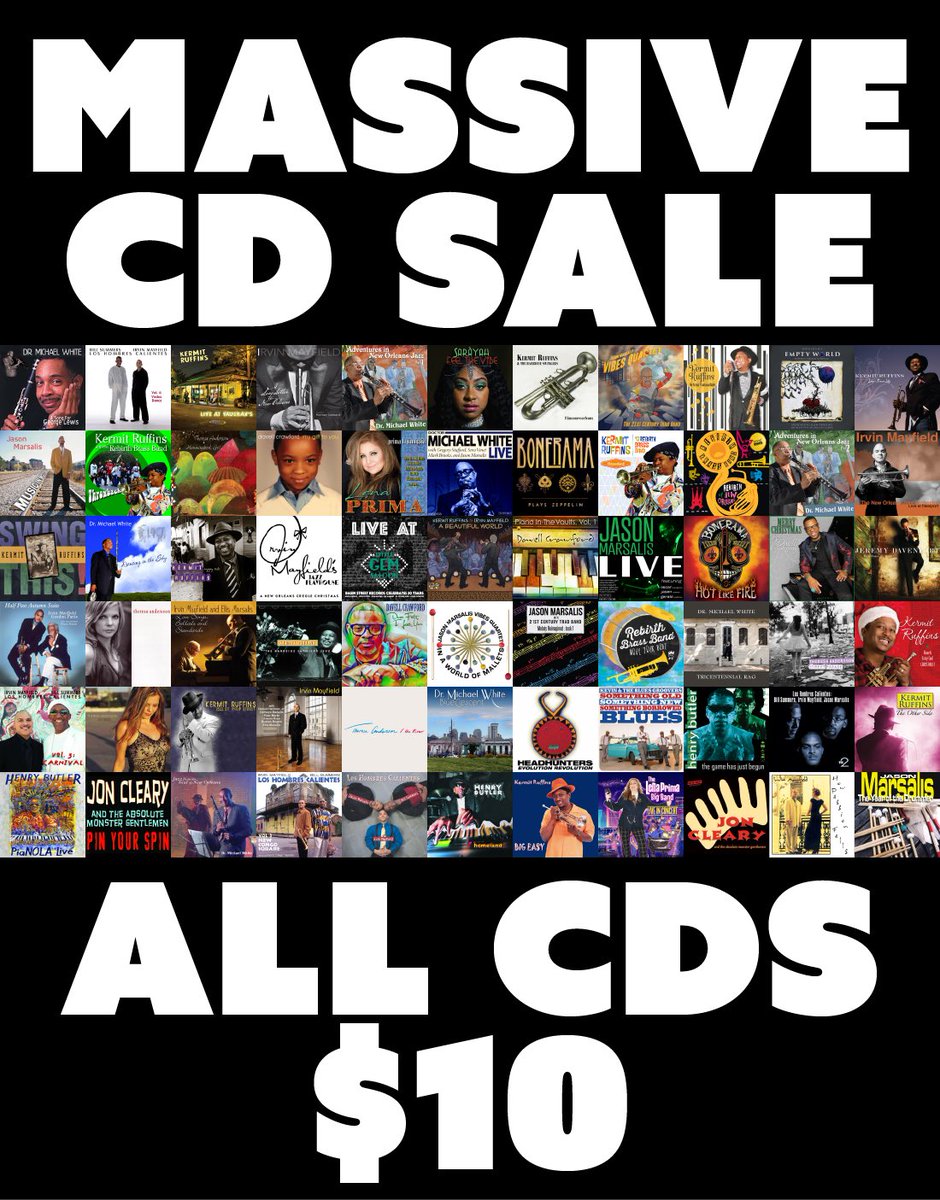 BasinStRecords's tweet photo. A fan with great taste in music taking advantage of our massive sale on CDs! #NewOrleans #LundiGras #MardiGras https://t.co/YcAzGLrZIF https://t.co/E8zeBnf0UT