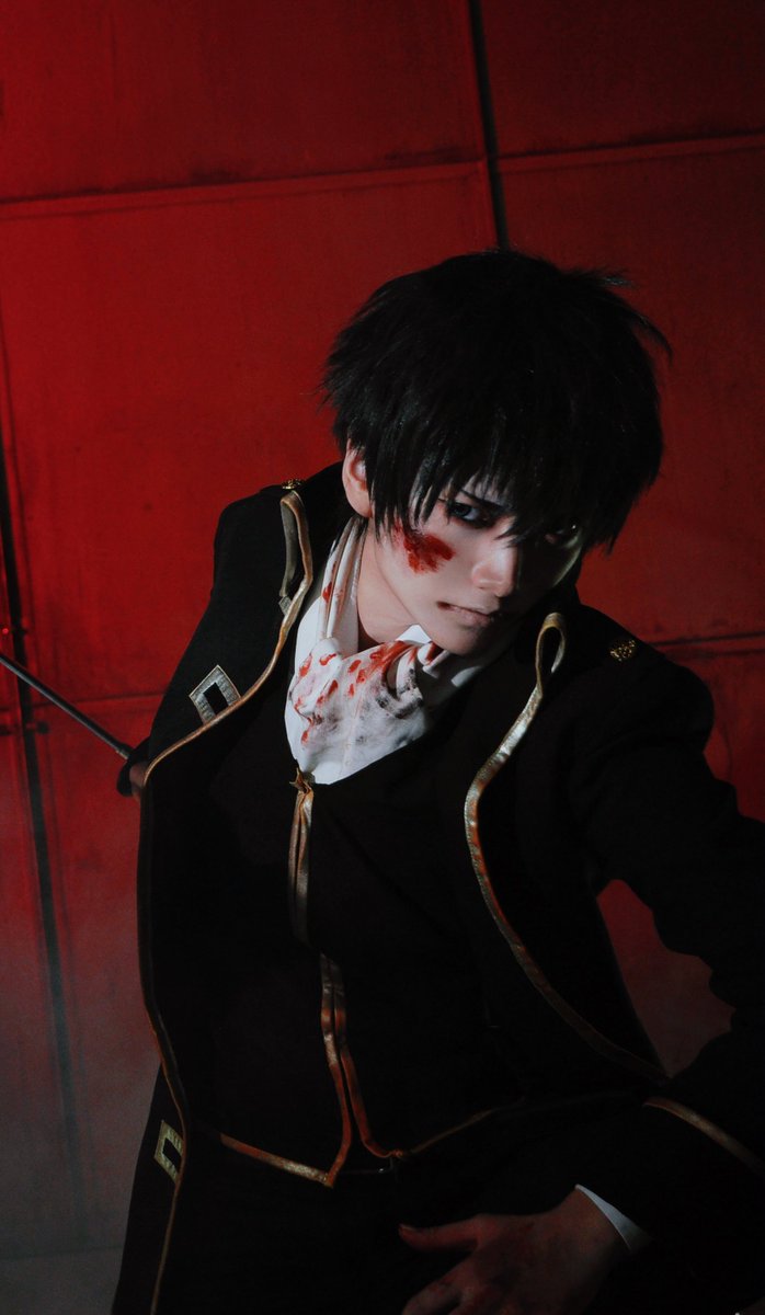 ⚠️cosplay⚠️血糊 GINTAMA hijikata🚬 14年前の写真…レタッチし