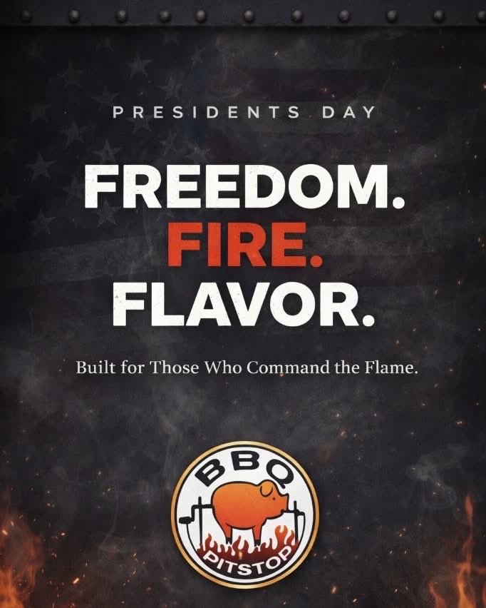 bbqpitstop's tweet image. Presidents Day.
Day off. Flames on. 🔥
We’re open and fully stocked.

 #bbqpitstop #shoplocal #pitmasters 
#presidentsday