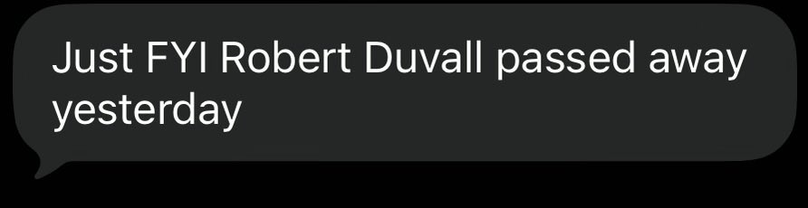 the way my mom announced this as if he was some close family friend…