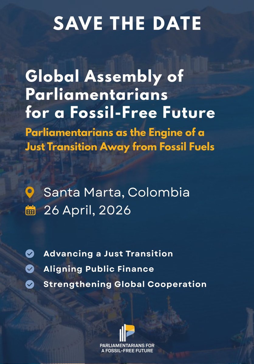 Parliamentarians for a Fossil-Free Future tweet media