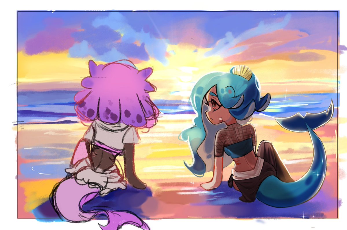 Prueba de Comic, fullrender vs mi forma de hacer sketch bien feas JAJA 🙏🩷