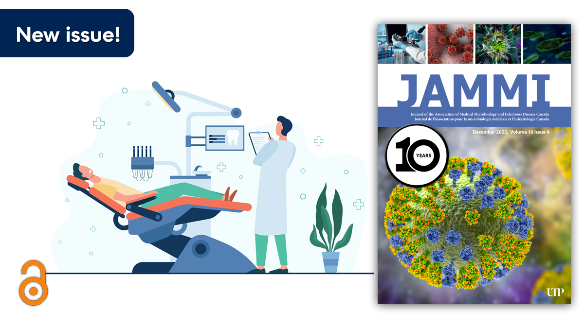 JAMMI_Journal's tweet photo. Discover the latest issue of the Journal of the Association of Medical Microbiology and Infectious Disease Canada. This issue opens with an editorial examining the growing use of emulated trials in #antimicrobial therapy. Read more: https://t.co/if1j8RZRRW  @AMMICanada https://t.co/4I10bN49Al
