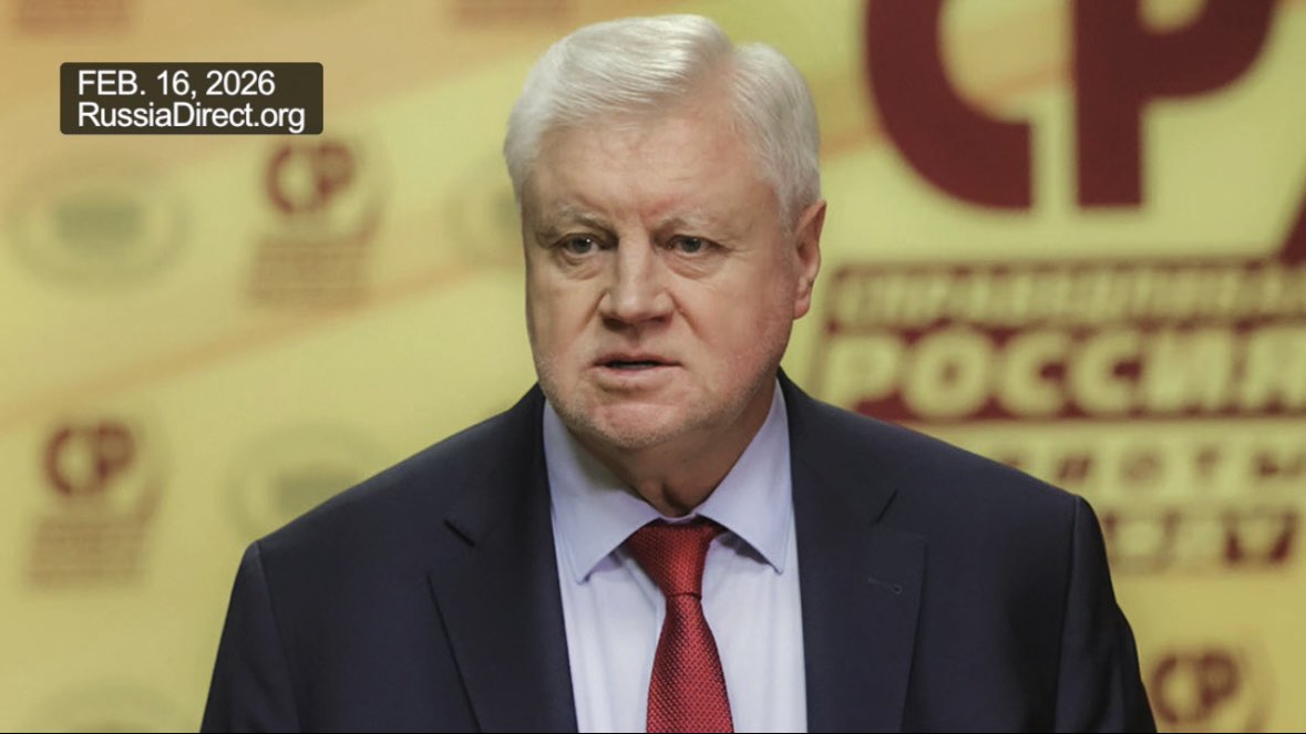 RussiaDirect's tweet image. There was no trace of the “spirit of Anchorage” in Munich. The West is not interested in a peace agreement that takes Russia’s interests into account, the war will therefore have to be settled on the battlefield, concludes senior lawmaker and Fair Russia party leader Sergey