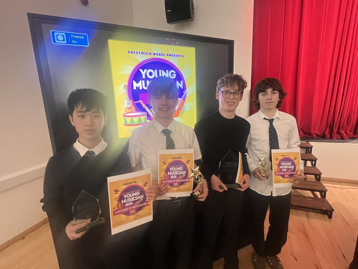 PrestwickMusic's tweet photo. Congratulations everyone 🤩 https://t.co/wyhZu3EWPK