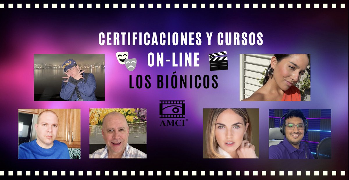 📷 Te presentamos a la nueva generación de las Certificaciones y Cursos #AMCI Online:
 “LOS BIÓNICOS” 
 Conoce los cursos y certificaciones:
 amci.edu.mx/listado-cursos…
#losbiónicos #AMCI #amcivirtual #CineDelFuturo
amci.edu.mx