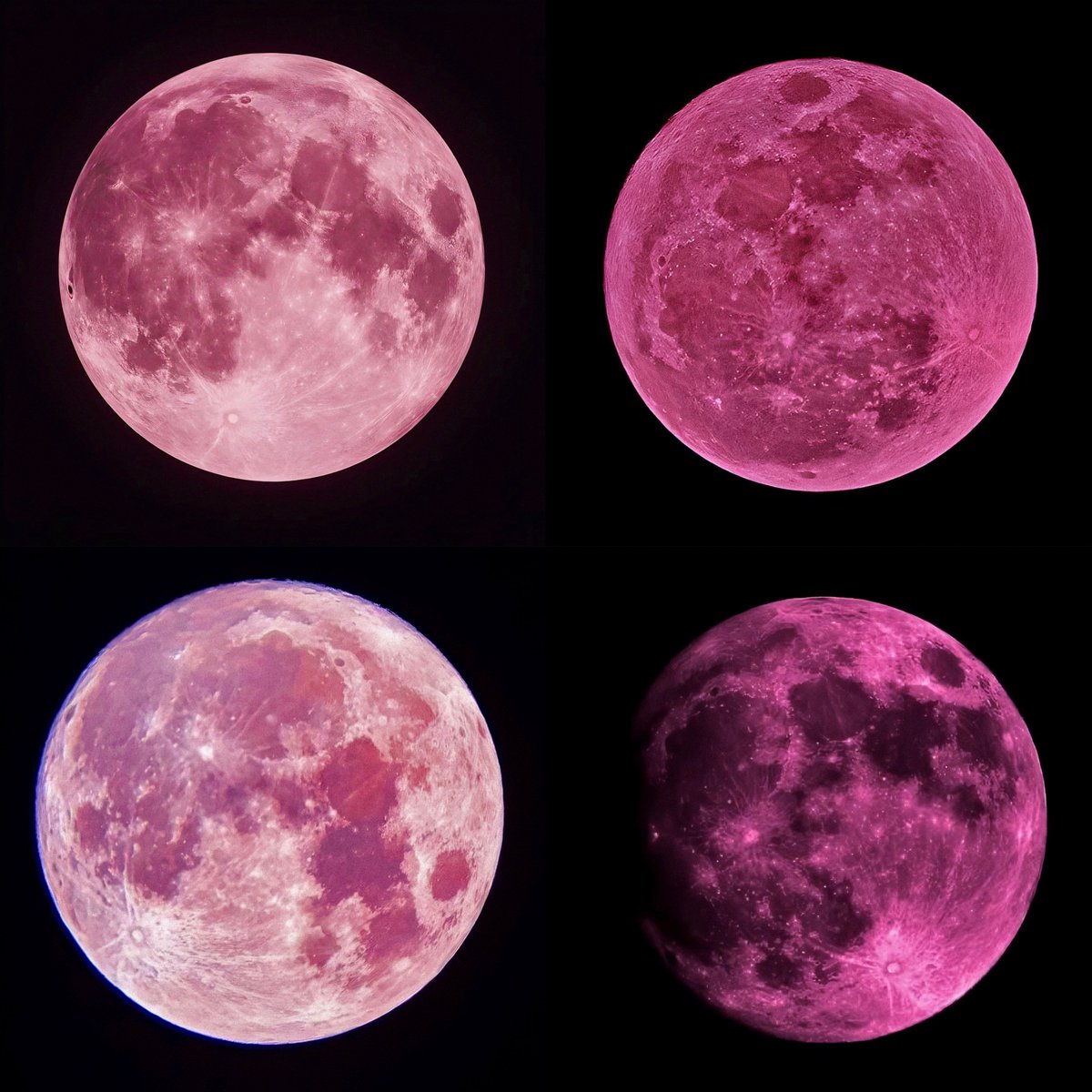 gardenofcolours's tweet image. pink moon