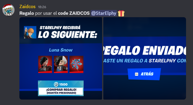 Primer regalo enviado 🎁✨