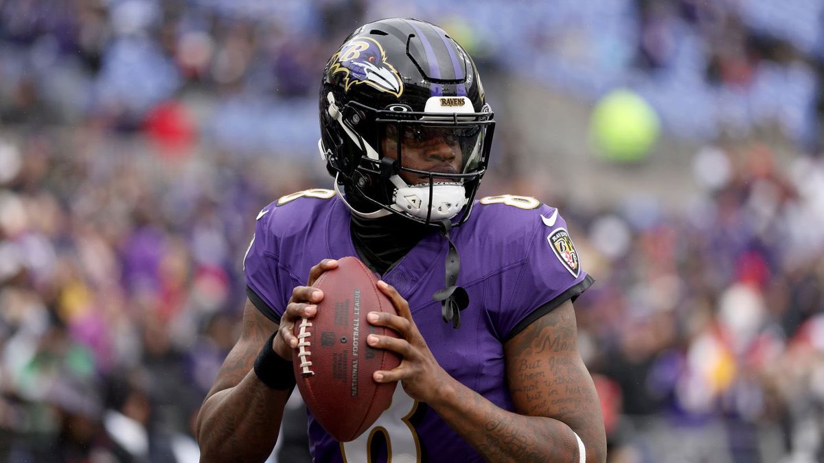 LiveRavenNation's tweet image. NFL’s Nick Shook ranked Lamar Jackson No. 11 among all starting QBs for 2025 (10-spot drop after back-to-back years at No. 1)

Jackson lands in “Tier 2,” behind names like Dak Prescott, Justin Herbert and Trevor Lawrence.

Shook cited injuries and inconsistency in 2025, though