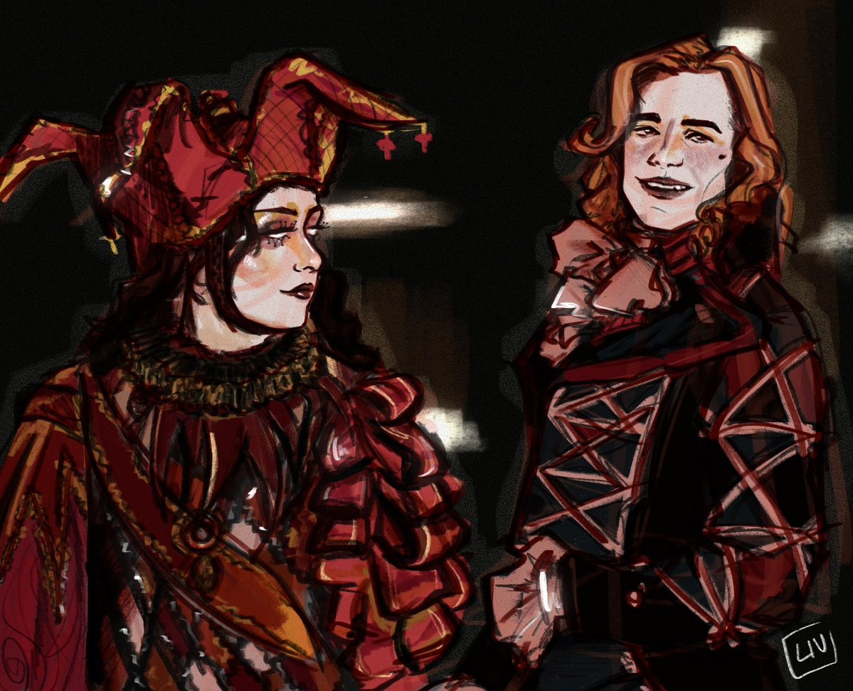 cowboycas_'s tweet image. chappell and lestat bc why not !!
