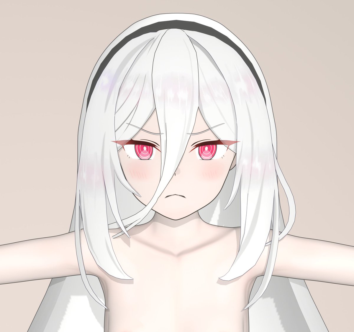 髪整えて色塗り……
ガタついてるとこは少しずつ調整してこう 