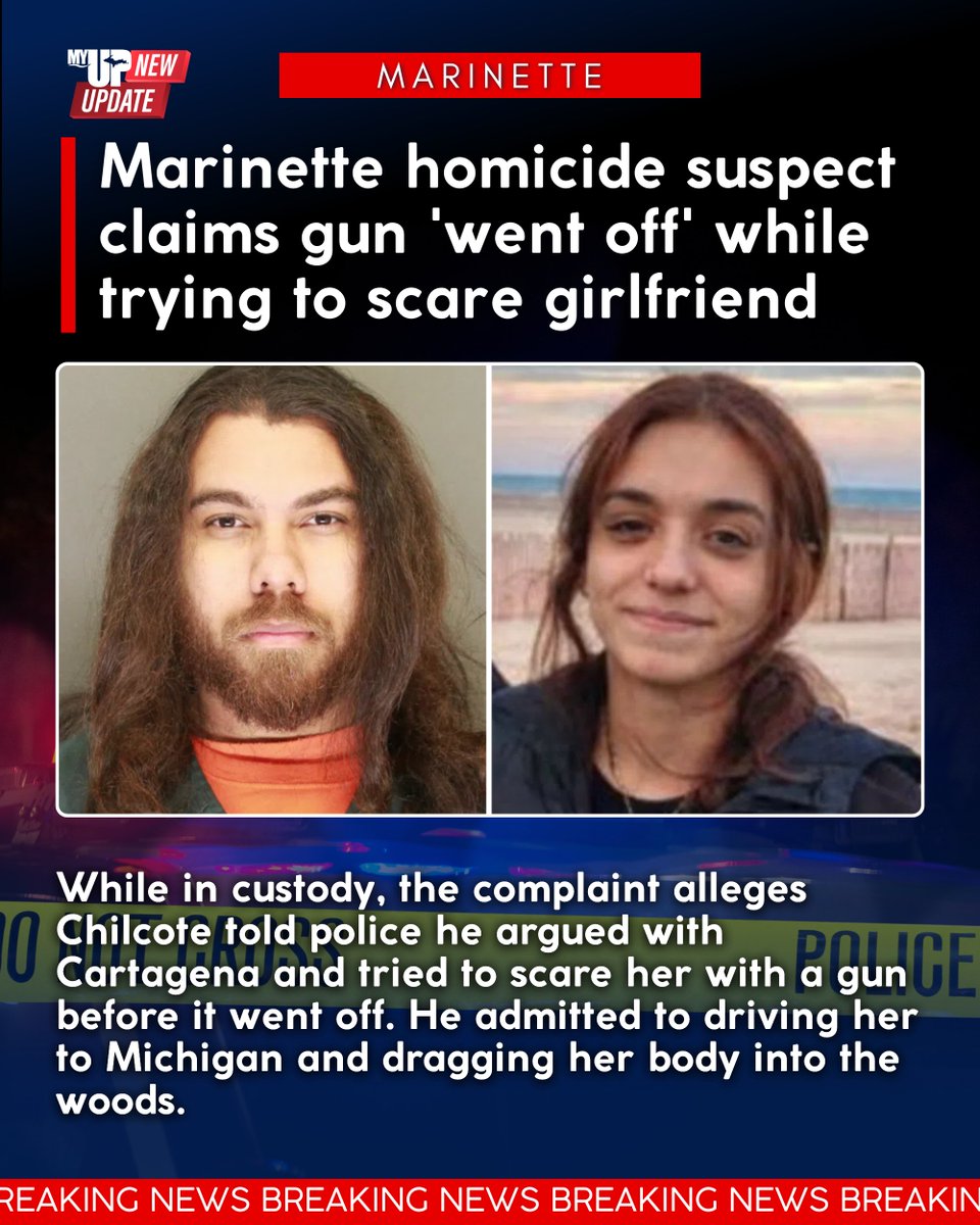 MyUPNow's tweet image. 🆕 #StoryUpdate | Marinette homicide suspect claims gun 'went off' while trying to scare girlfriend bit.ly/MyUPChilcote