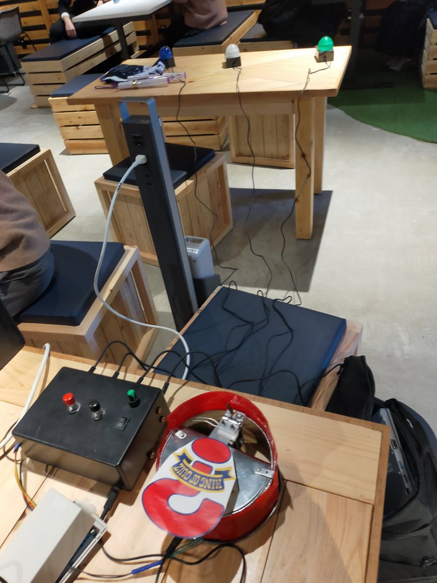 R³(R-Cube)早押し機 早押しボタン研究所 ピンポンブー Qox 長屋用 ちょ