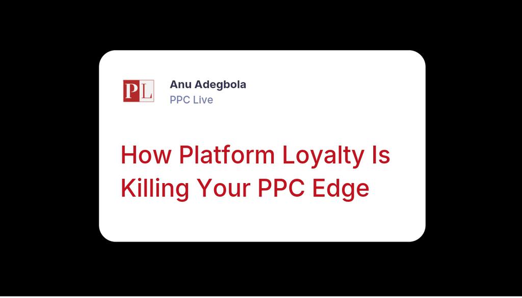 ppcliveuk's tweet photo. “Why did my ad perform that way?” “Why did spending rise?” “Why did targeting change direction?” If the platform answer is just “because the algorithm,” you’re losing your edge.

Read more 👉 https://t.co/8I5fo6UqZo

#BackControl #PpcStrategy #RememberMatchTypes https://t.co/9l1h4zQDJ7
