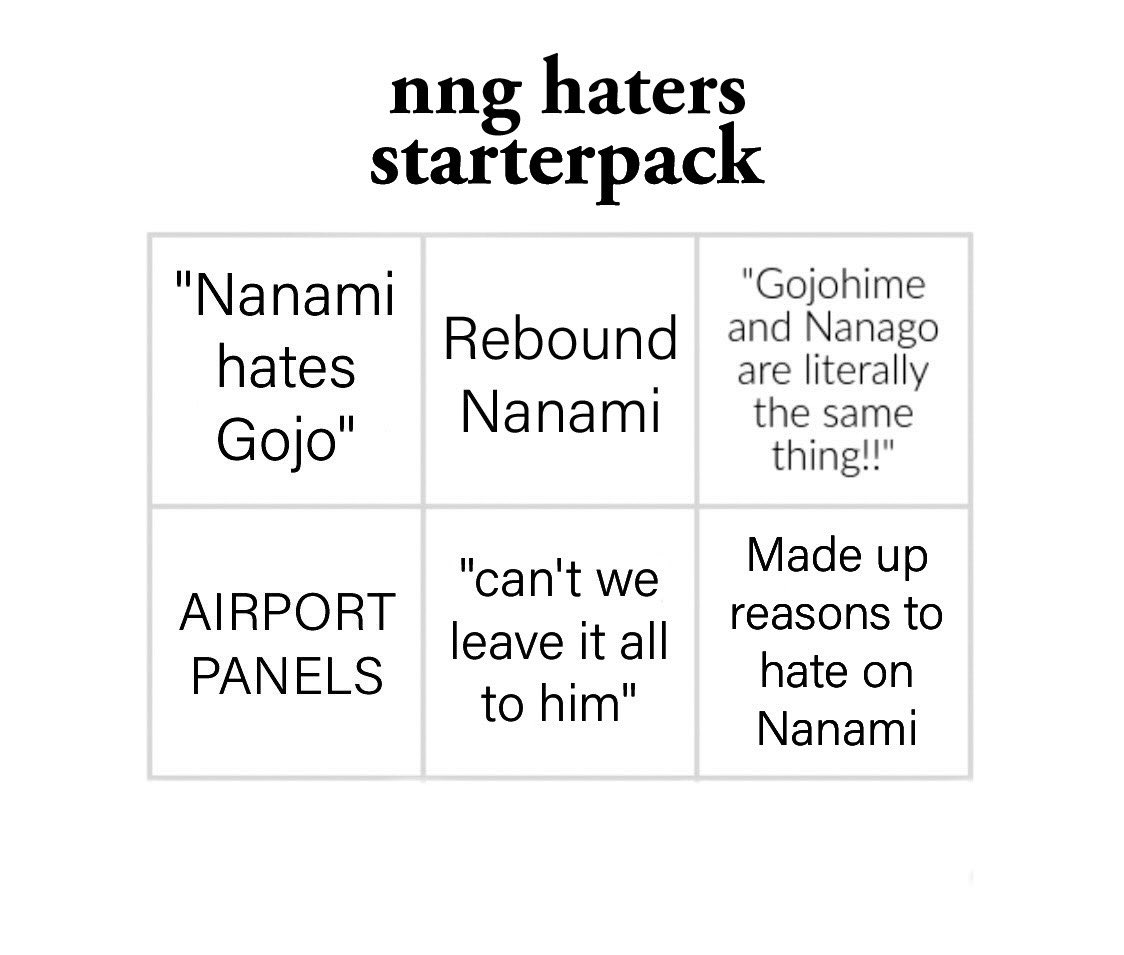 I'm a relatively new nng shipper, but I can see a pattern in constant hate this particular pairing gets through almost every day

So, for my own entertainment, I wrote down most repetitive bullshit I've come across. I wanna see if we get it all in one month lol