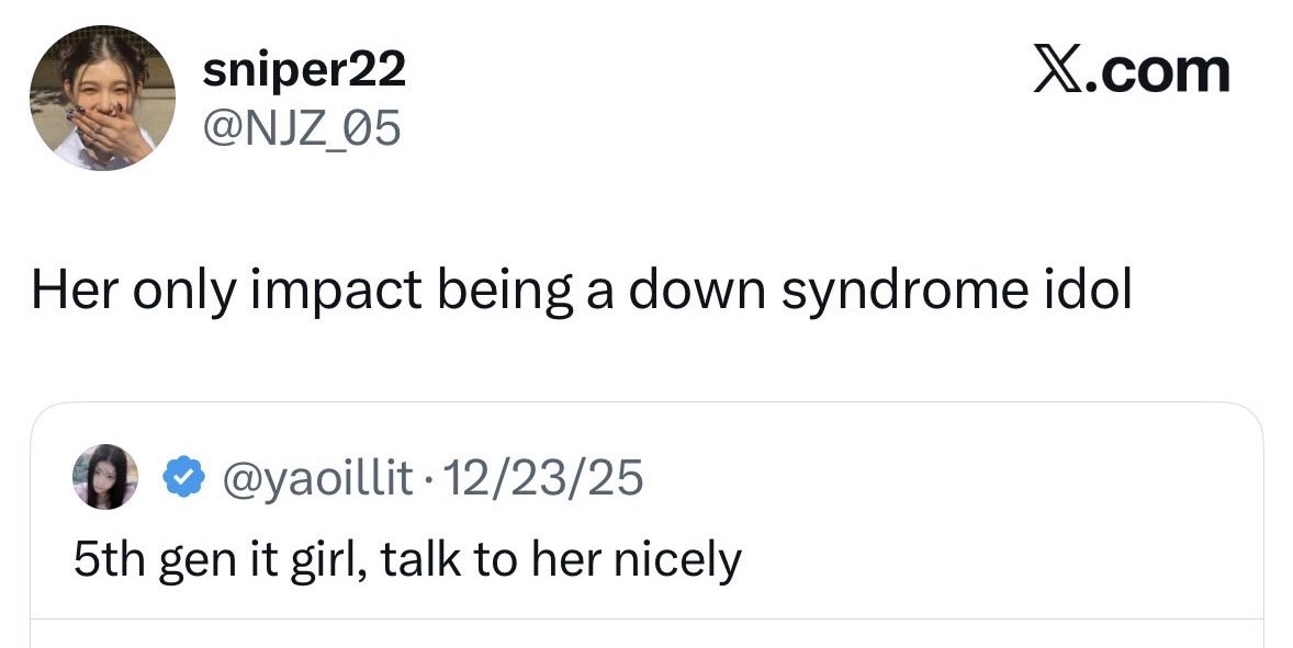 Funny how everytime wonhee gets called an it girl this account goes rabid 🤔