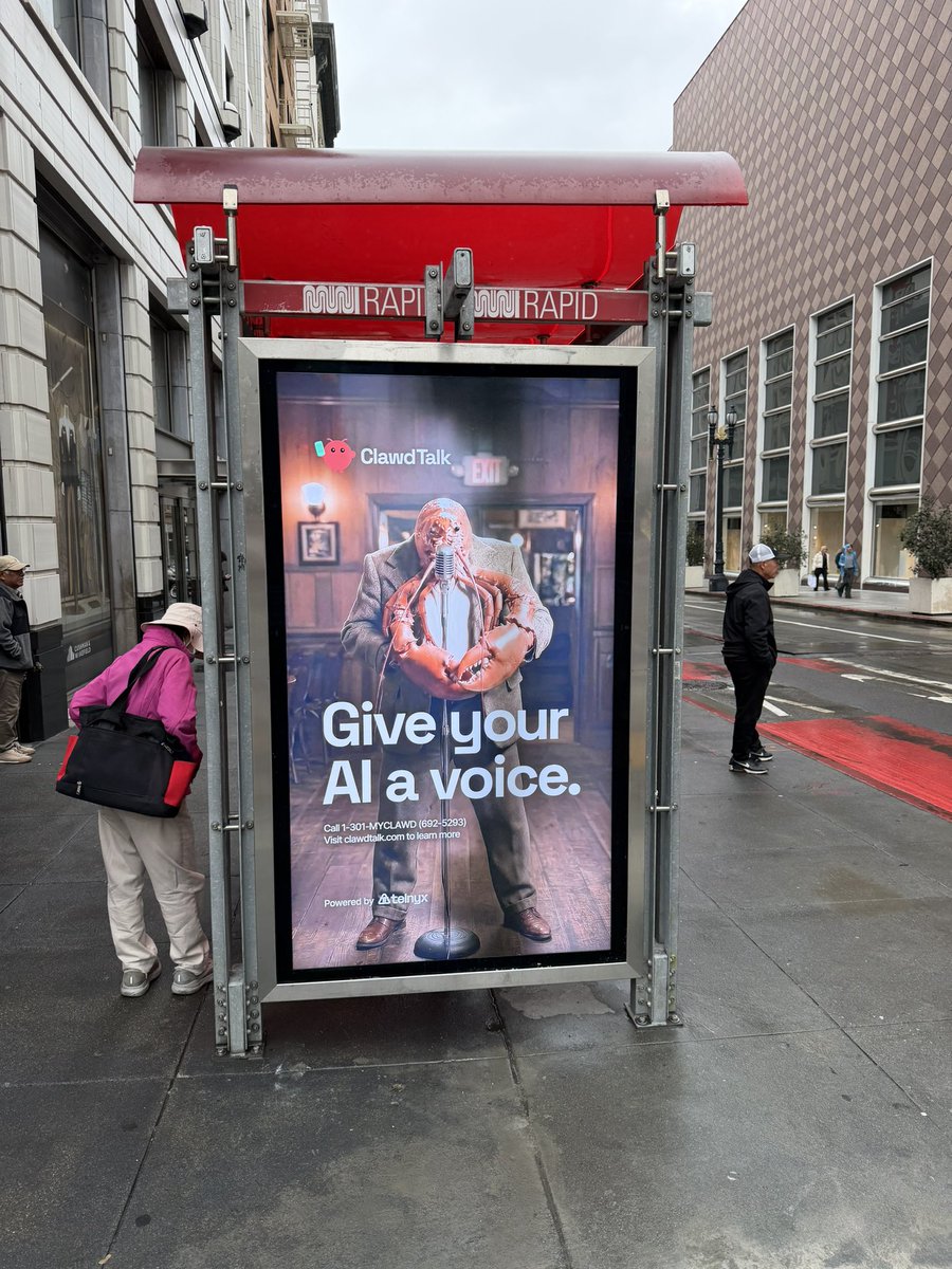 Clawd Talk billboard
