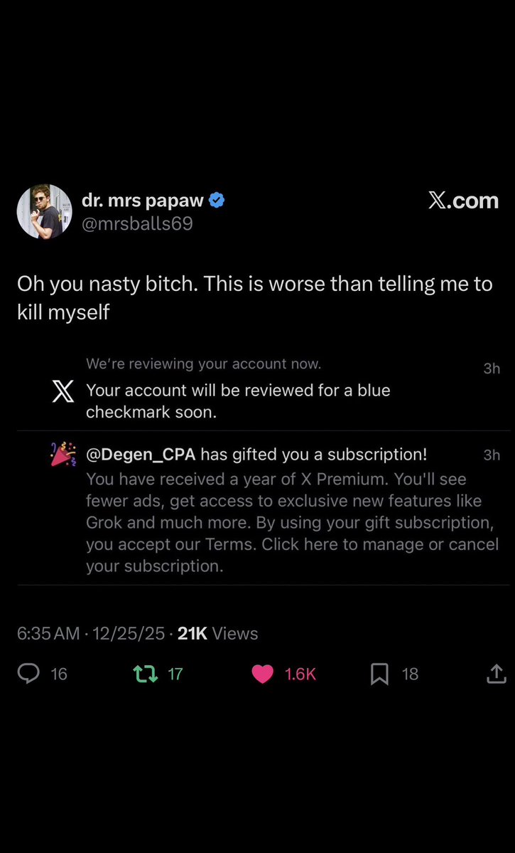 I still giggle about this. For $100 I put the mark of the beast on her.