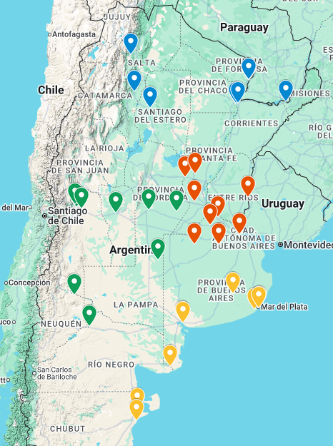 🌎 Con la zona norte que se arma sola, el problema parecería estar en cómo distribuir al resto de los clubes para el próximo Federal A.

⬇️ Vamos a jugar con el armado de las zonas manteniendo juntos a los siguientes bloques de equipos:

- Olimpo, Villa Mitre, Sol de Mayo, Brown