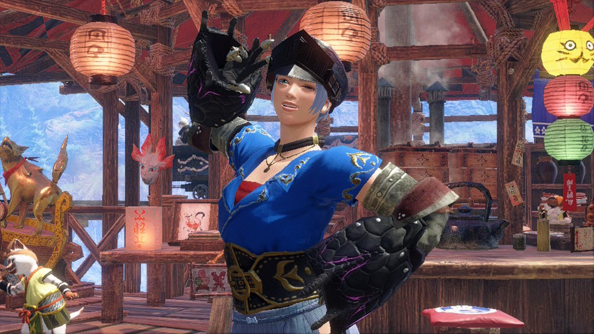 4seasons0325's tweet image. おはこんにちわ🍖🐔🍖&amp;lt;ｺｹｯ
今日は #ChumuNote さんの再現重ね着を。
本日がデビュー3周年なのと、等身Live2Dお披露目されるという事で載せてみた。

#チュムアート
#モンハン重ね着