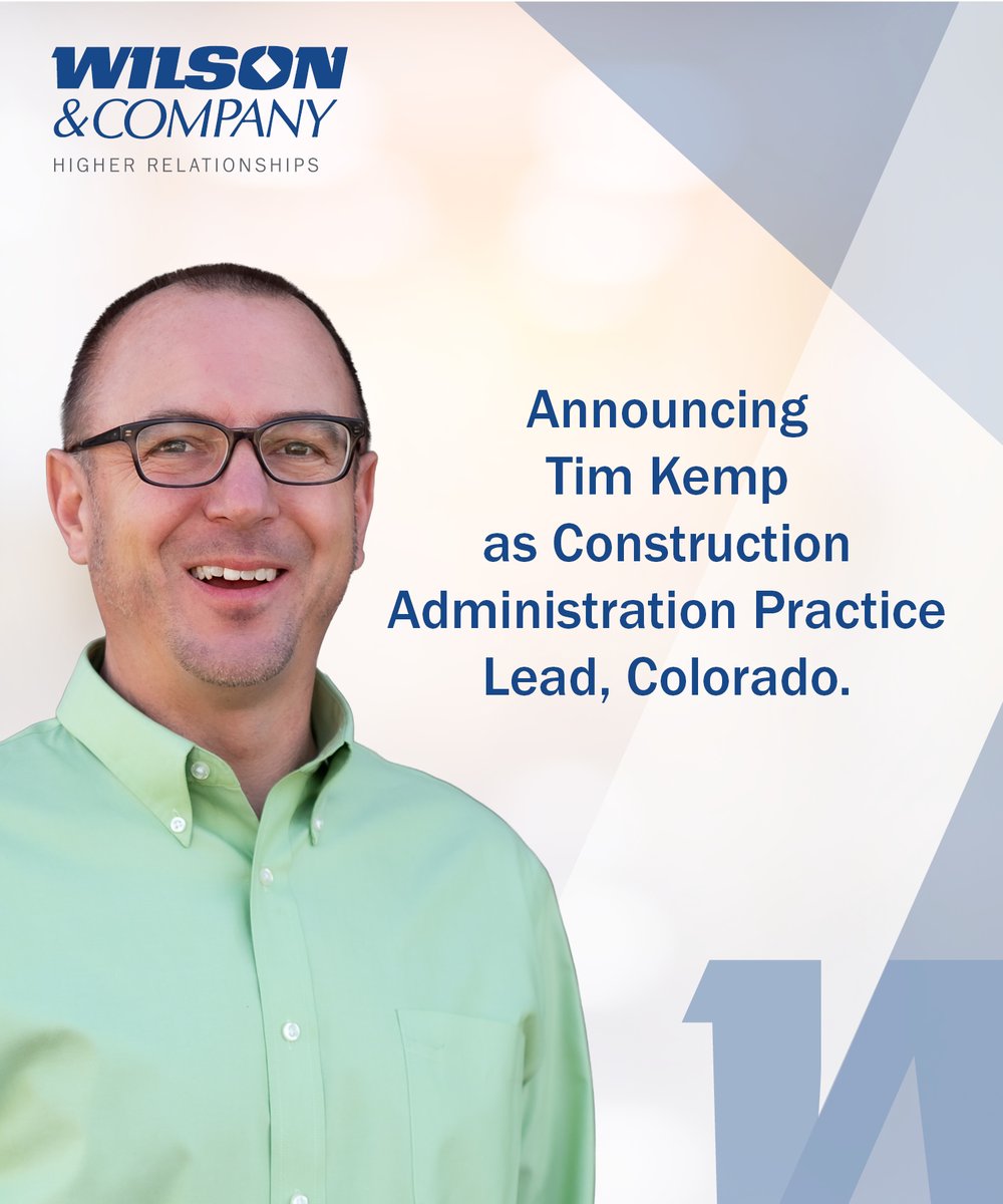 Wilson & Company, Inc., Engineers and Architects tweet media