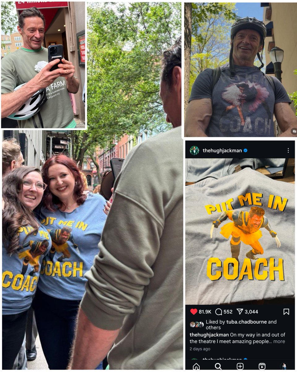 This time last year I was counting down the days to meet Hugh Jackman for what would be the first of many many times. I'm feeling so emotional about it. 2025 will forever be the greatest year of my life. I still can't believe everything that happened. I miss it so bad.