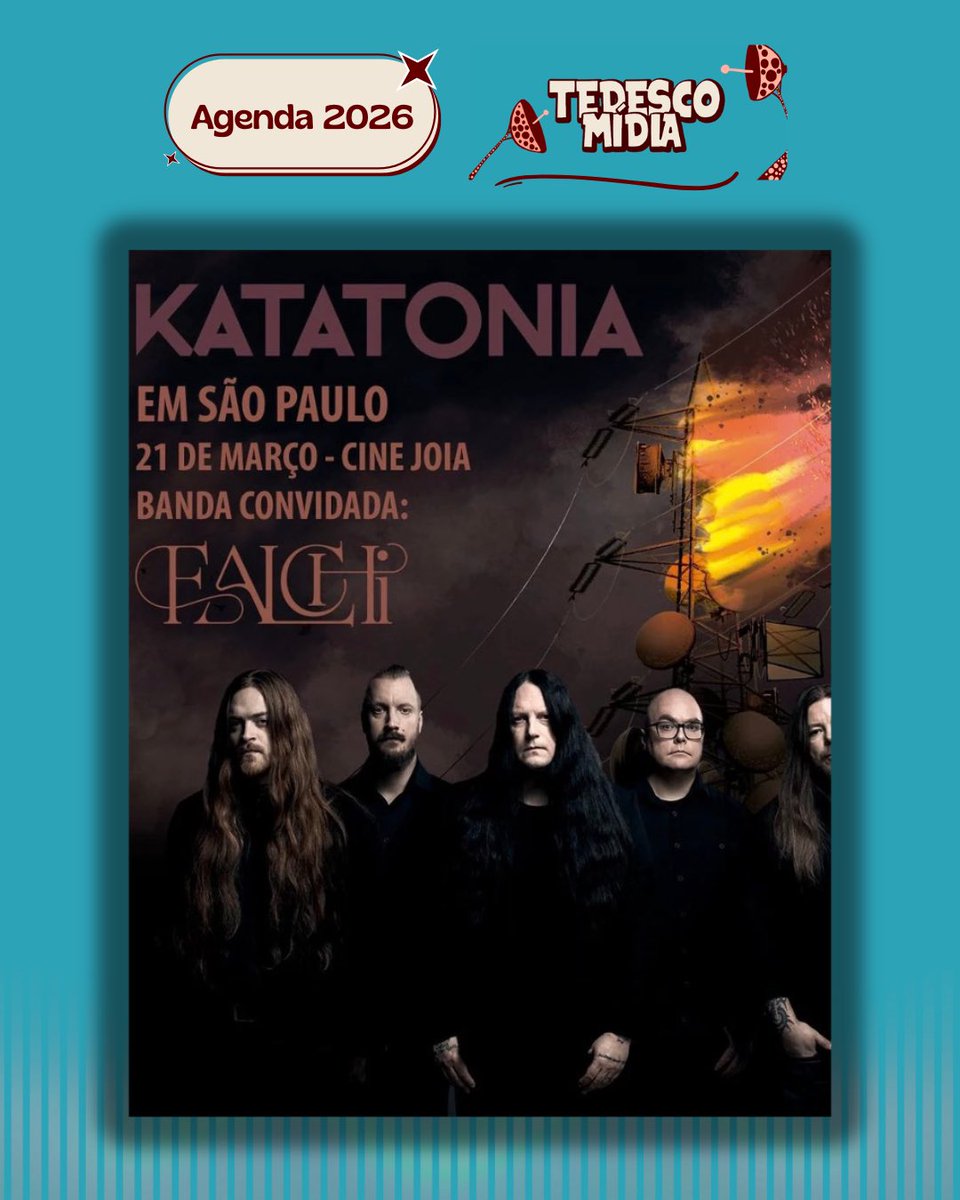 Após três décadas de invenção e reinvenção, _Nightmares as Extensions of the Waking State_ representa mais um salto criativo do <a href="/KatatoniaBand/">KATATONIA</a> 

São Paulo/SP recebe o show do novo álbum no dia 21 de março, no Cine Joia

🎫: fastix.com.br/events/kataton…