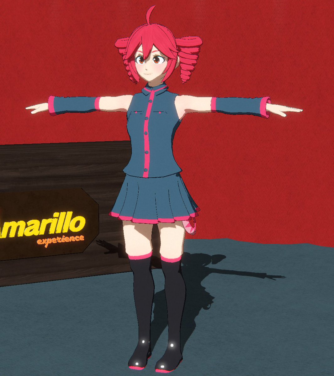Hi! I've posted a FREE vrm model of Kasane Teto, made by me. Fully ...