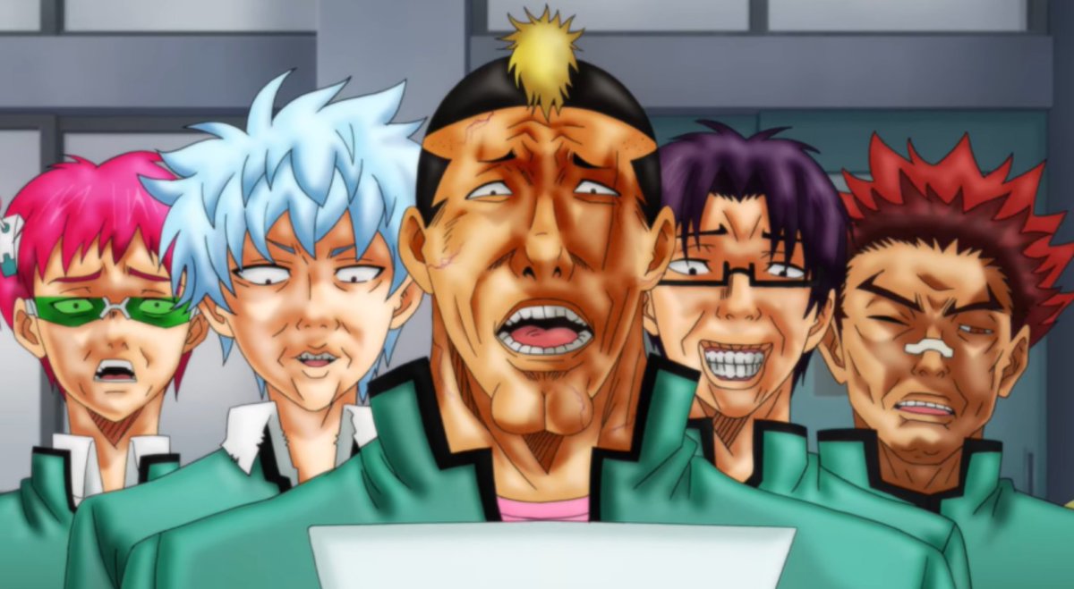 Posiblemente el frame mas gracioso de la historia del anime