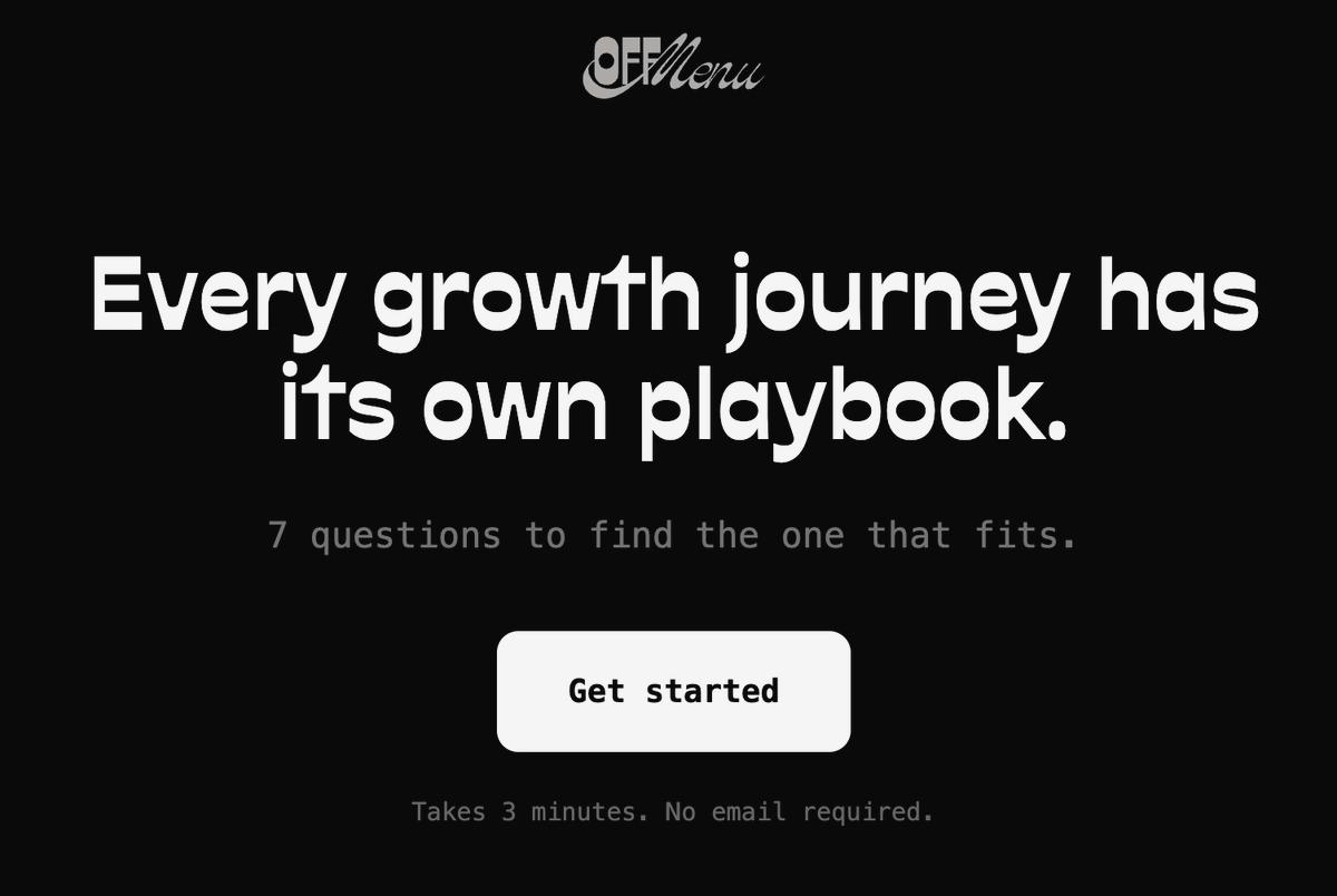 Off-Menu tweet media