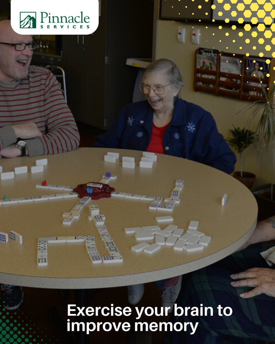 pinnaclesummit's tweet photo. Who says brain exercise can’t be fun?

• Play card or board games with others
• Try word association or storytelling games
• Complete jigsaw puzzles https://t.co/os5D5kIWXq