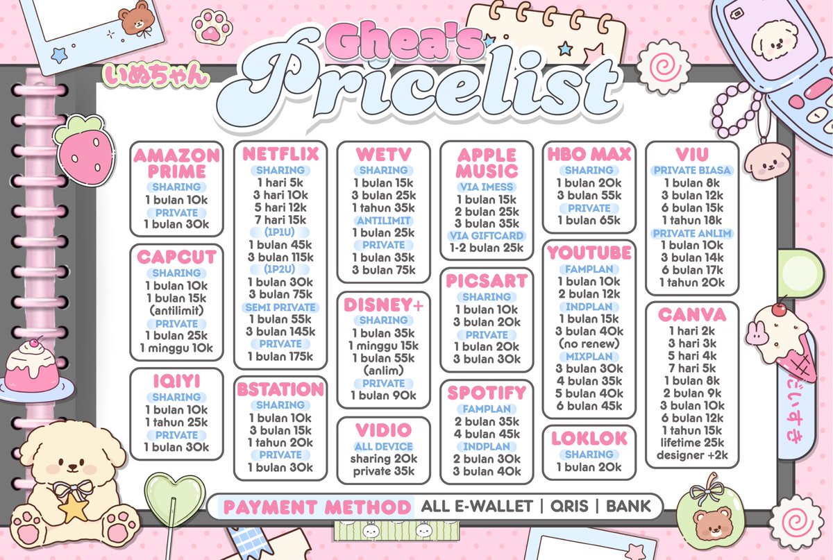 yang mau order bisa ke <a href="/xhueu/">ghea ; fsr on wa</a> fastresp abissss semua ada full garansi juga✨

wts netflix youtube spotify loklok disney hbo max viu canva appmus apple music amazon prime capcut iqiyi wetv