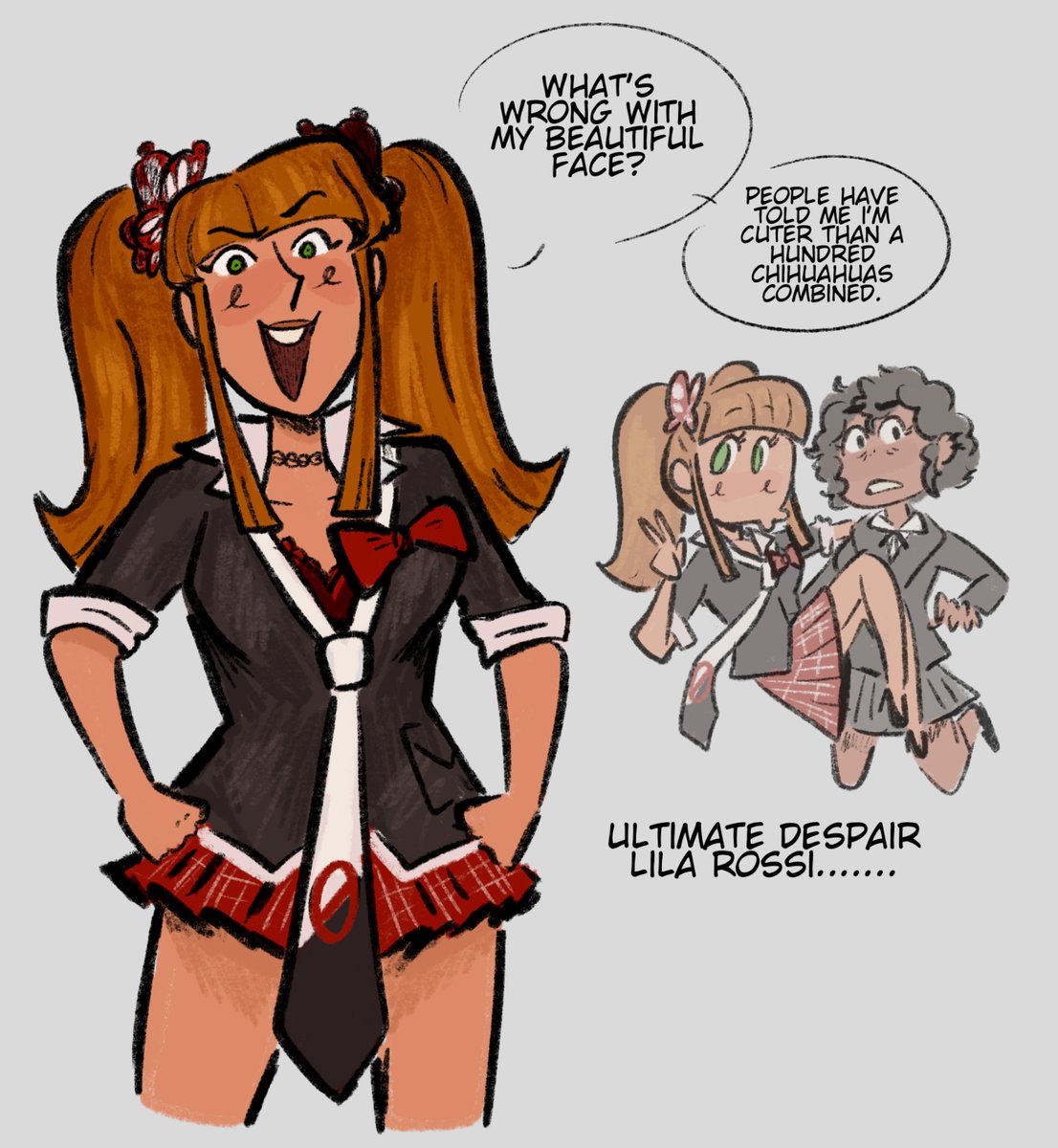 hyperintelligent fashionista/model scheming to cause maximum suffering for her own entertainment yeah i could see it. i don't want to see it but i do.