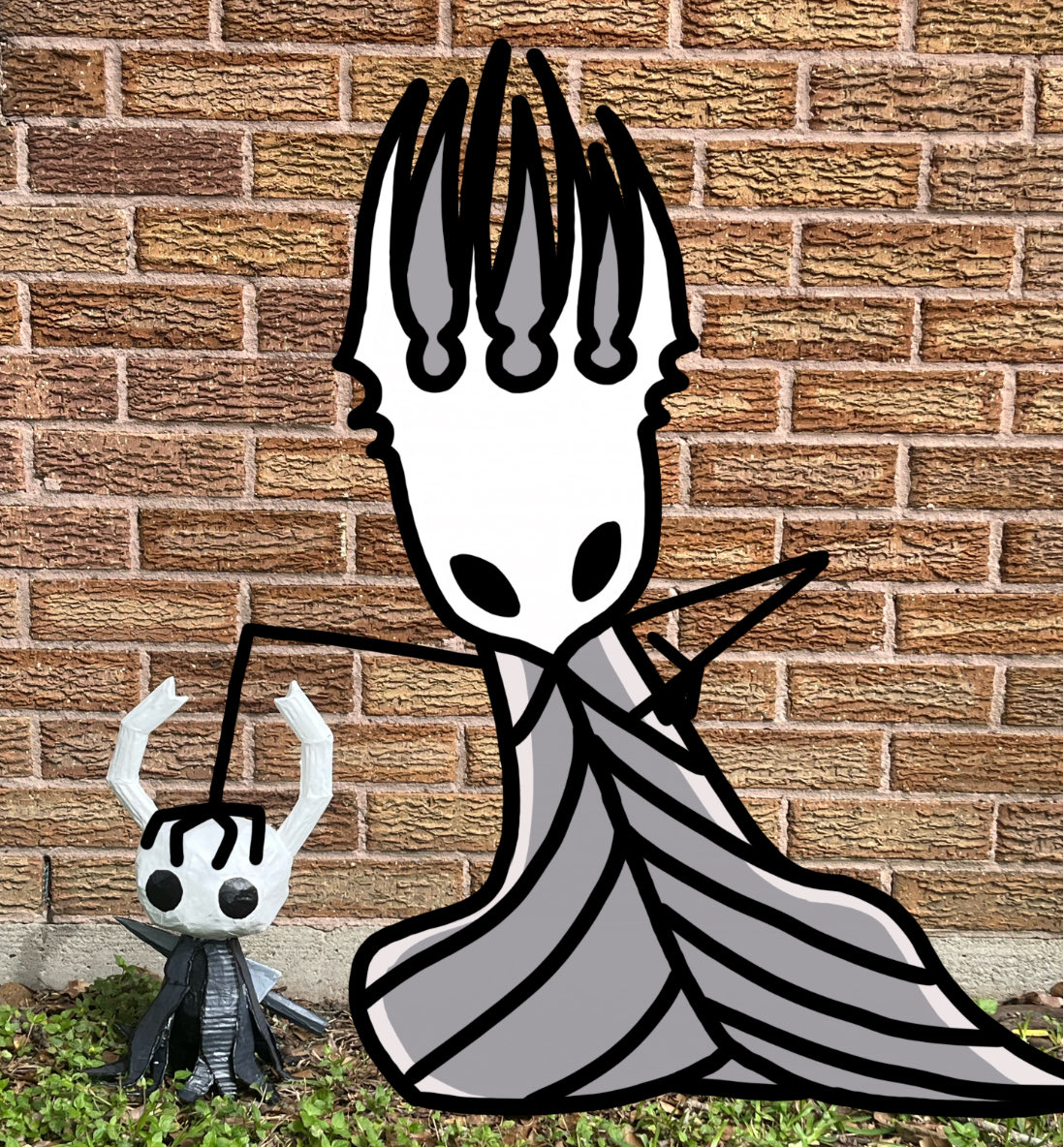 Dorito_buglover's tweet photo. My child. (Im the pale king btw)
#hollowknight #SilkSong #TheKnight #papermache https://t.co/9YvDzKt0ti