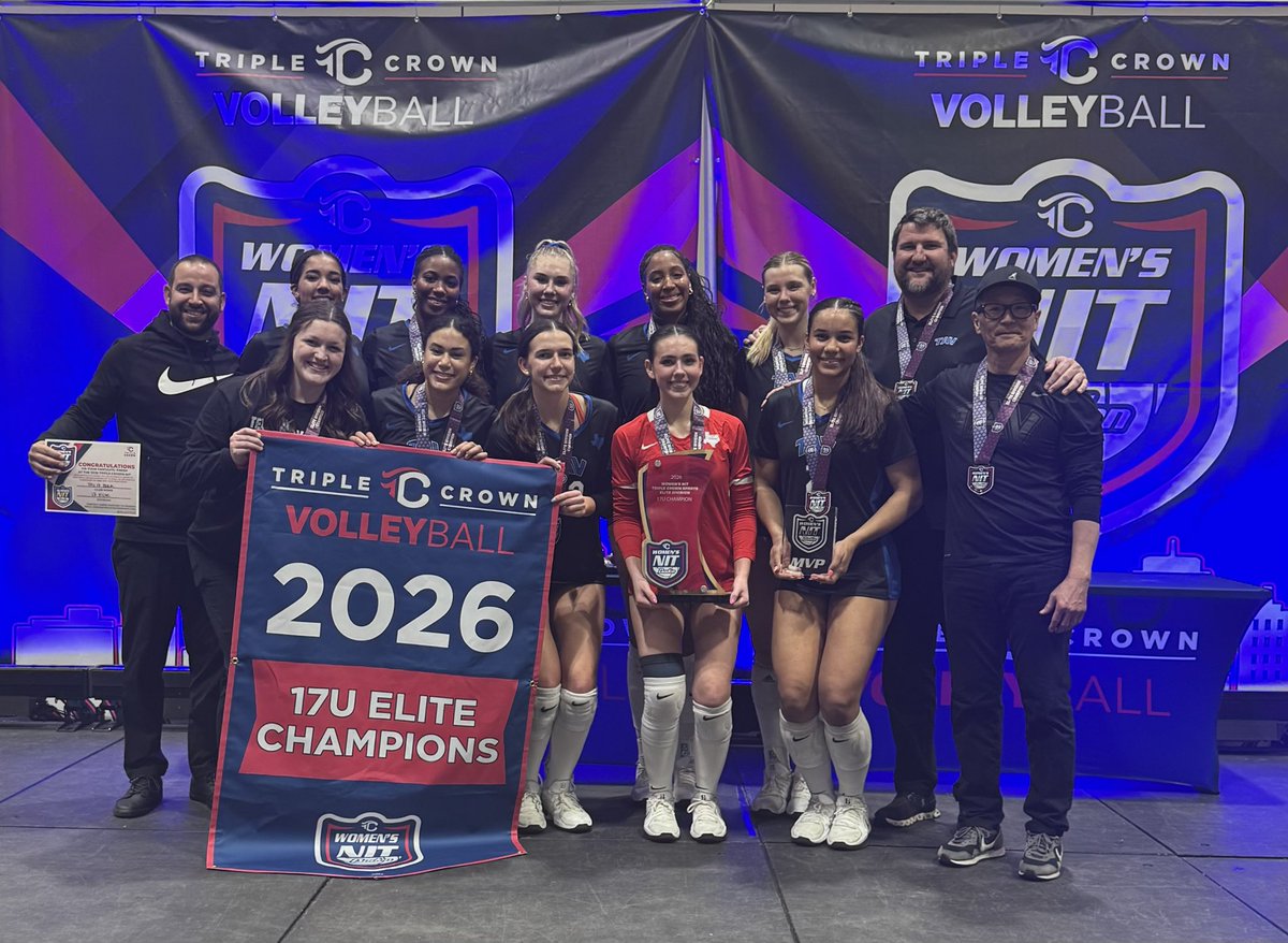 TAVVolleyball's tweet photo. Your 2026 Triple Crown BACK TO BACK TO BACK TO BACK Champions: #TAV17BlackJonny! #GoTAV https://t.co/fngBE5xv6v