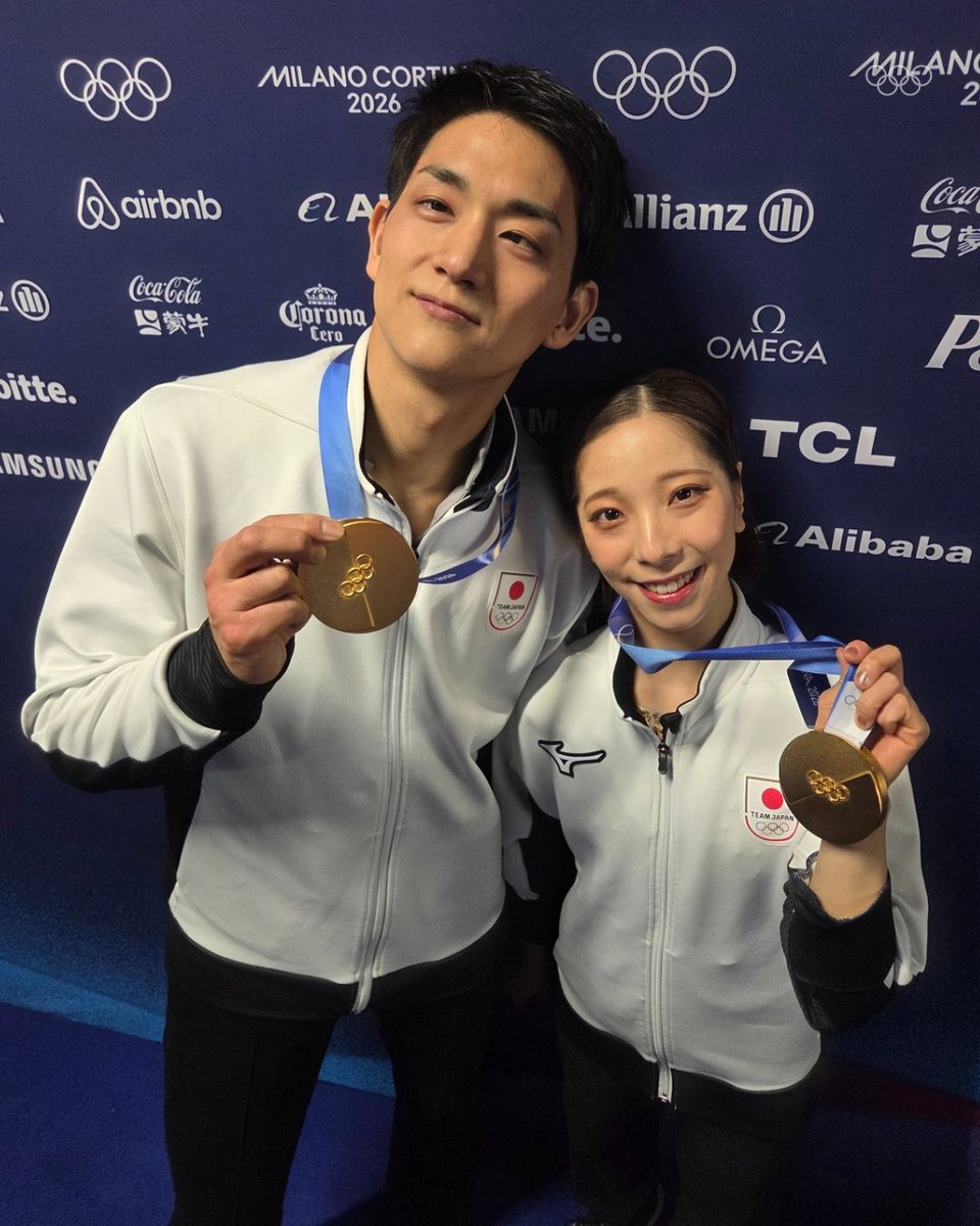 三浦璃来選手・木原龍一選手が悲願の金メダル😭

日本ペアとして初のオリンピック金メダル🥇

おめでとうございます👏

#オリンピック | #ミラノ・コルティナ2026
