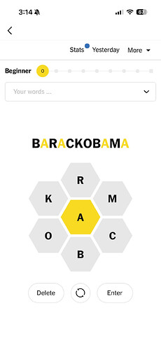 Mamapedia_com's tweet photo. Did you ever feel like the universe was sending you a message? Today's pangram for Spelling Bee fans
https://t.co/m0ZP8DnYnd
@nytimes @BarackObama @DrBiden https://t.co/5todvdEsjD