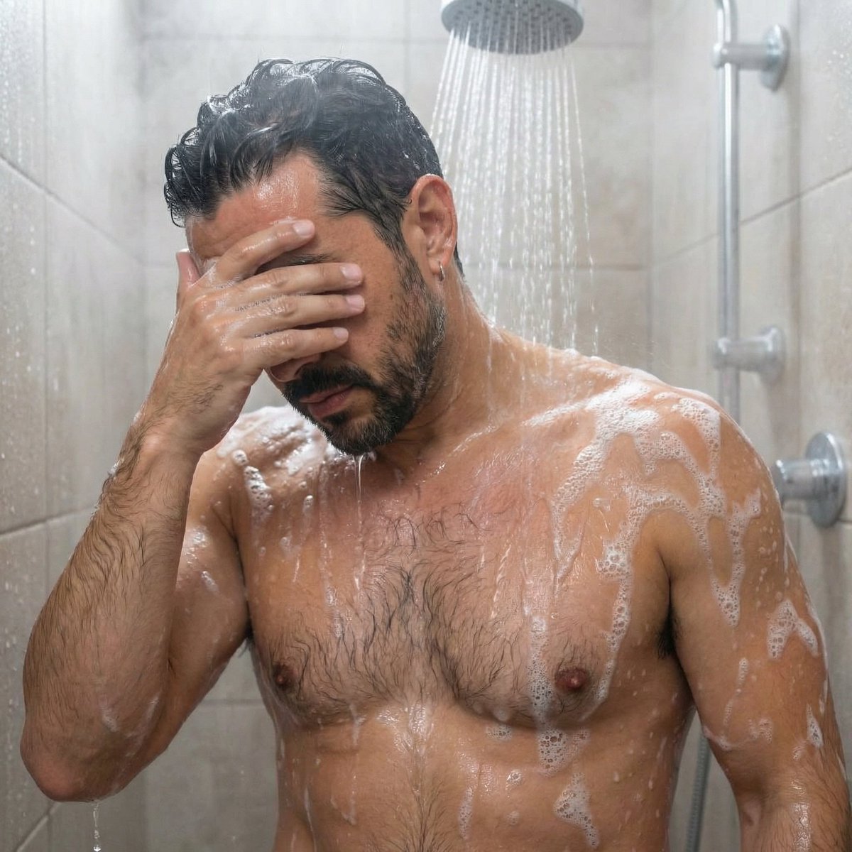 When you need to take a shit mid shower. $cry