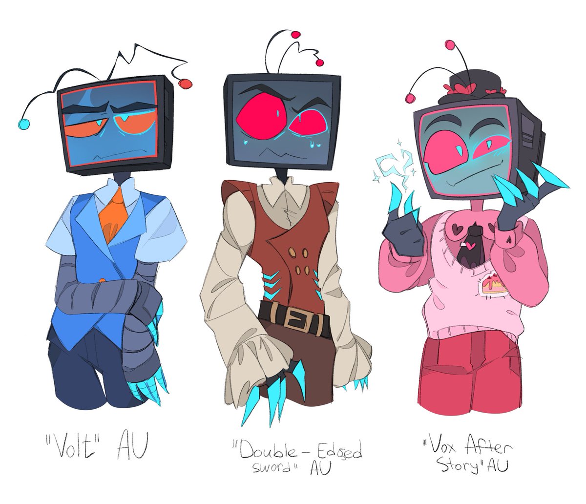 (Kit) | CRT Vox stan | radiostatic AV AU here 🥃🍰 tweet media