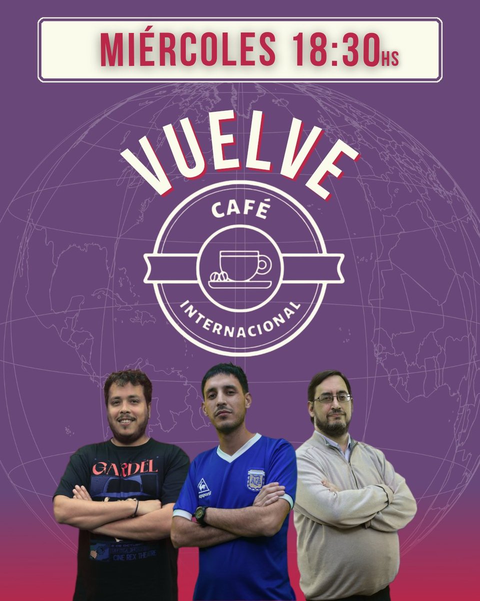 ☕️ ESTE MIÉRCOLES 18:30HS

 🌐 NOS VOLVEMOS A VER

📢 Así como escuchaste, sumamos media hora más para brindarte la mejor información de internacionales Nos podés ver a través de Youtube en

<a href="/ConclusionOk/">Conclusión Diario Digital</a>