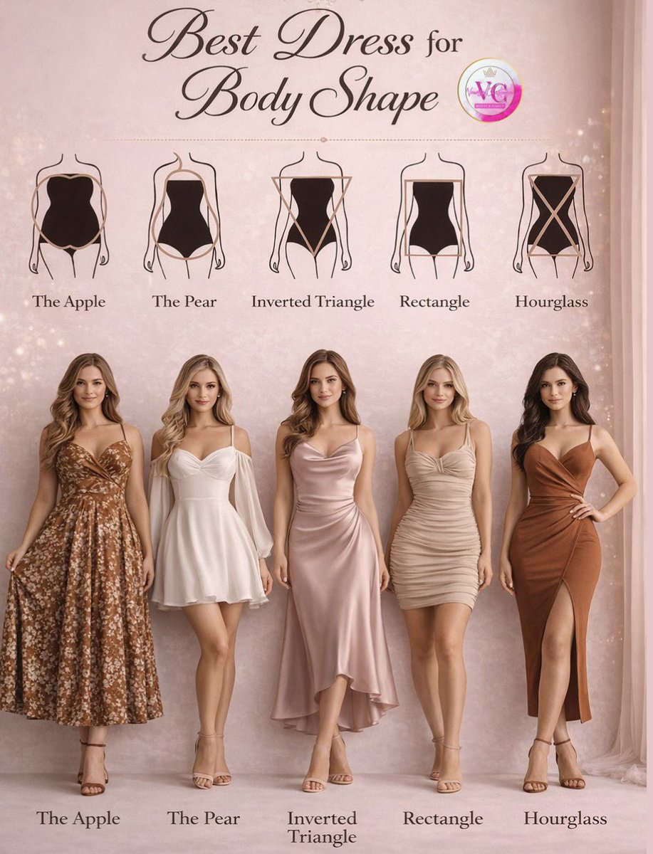 vandelchristen's tweet image. Not every dress fits every body — but the right dress makes every body look stunning 💗✨
Find the style that celebrates your shape and wear it with confidence.

#BodyShapeStyle
#DressYourShape
#FashionTips
#StyleConfidence
#AestheticFashion
