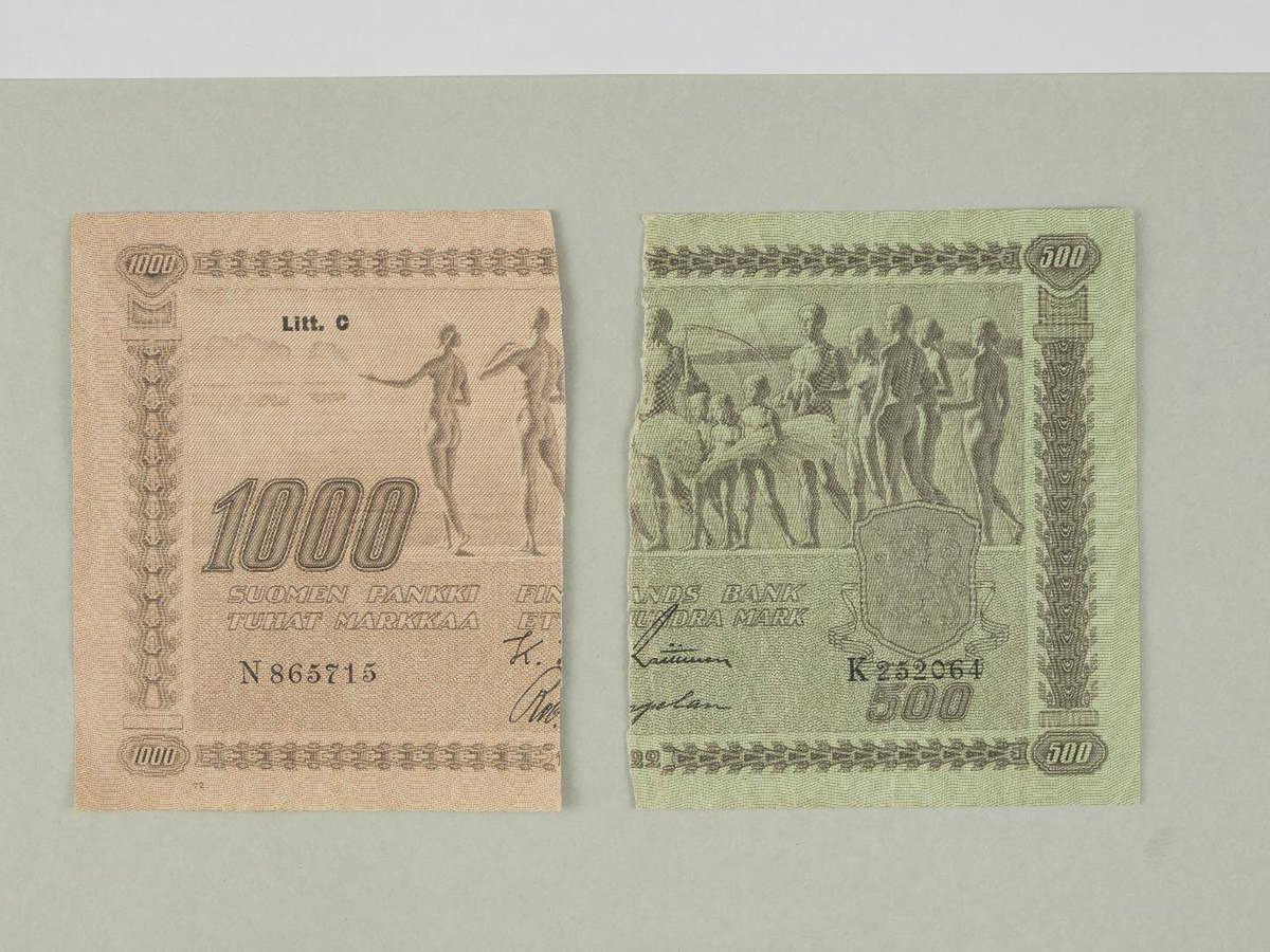 It’s worth pointing out that an unfreezable asset does no good if it can’t be spent. 

In 1945, Finland, who had managed to fight the Allies, the Axis, and the Communist bloc at various points in WWII, had a population sitting on piles of cash (goods were rationed during the war)