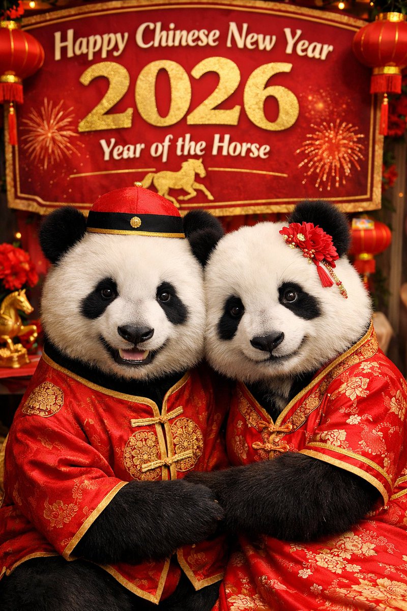 BeiBeiPanda3's tweet photo. 🧧 Bao Li &amp; Qing Bao are such a cute couple. 🐴 @BaoLiPanda @qingbaopandadc @GrandMeiXiang @tiantianpanda97 @pinkypanda0823 @DCPandaCub4 @dou_ban @goobearCTJ https://t.co/LjCq3d9rr4