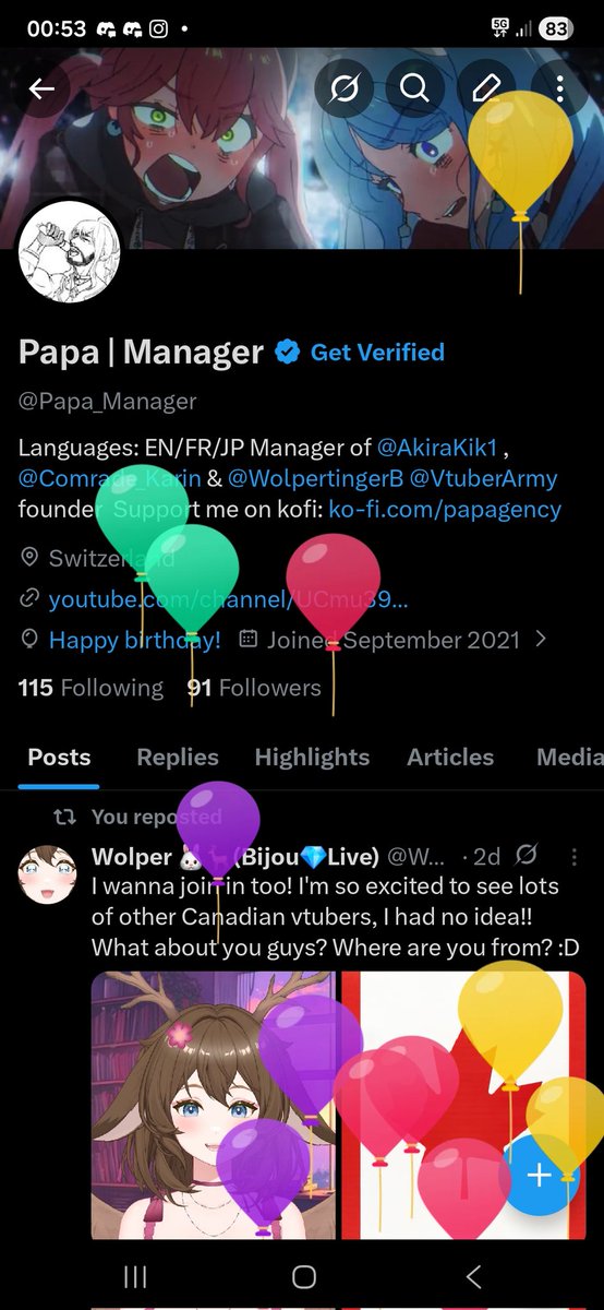 Papa | Manager tweet media