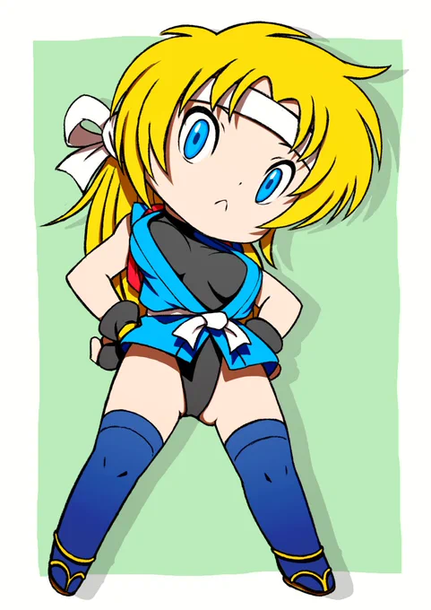 妄想ゲーム「わいワイワイワールド」、レイチェルさん。忍者キャラはいりますよね!多分他のキャラでは進めないところをシャドーアタックで・・・w #マーシャルチャンピオン