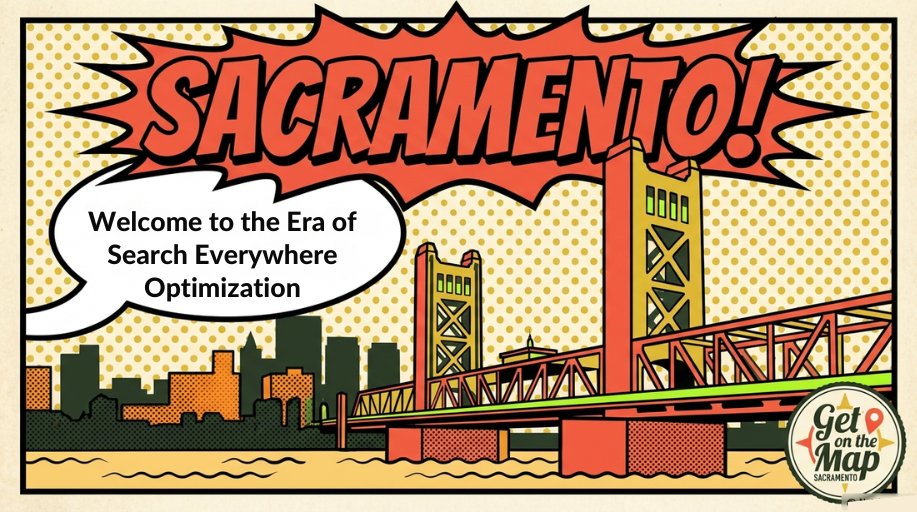The Era of Search Everywhere Optimization
Search is no longer just Google. It’s Instagram. YouTube. LinkedIn. AI. Reddit. Reviews.
If your Sacramento business is only optimizing for one engine, you are invisible in the rest.
Welcome to the Era of Search Everywhere Optimization.